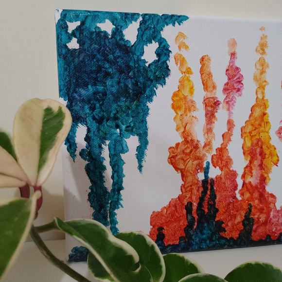 Fire and Water original abstract - Picture 5 of 6